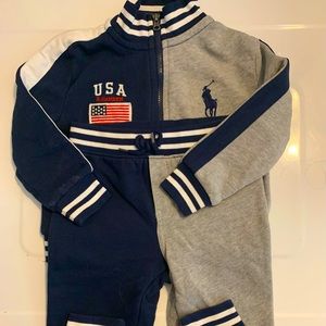 Ralph Lauren sweat suit for 18 month old.